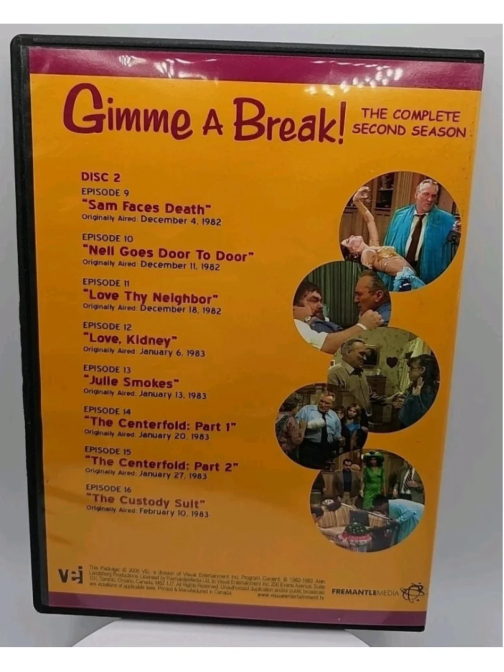 Gimme A Break The Complete Second Season 2 (DVD, 3 Disc Set, Region 1) Slipcover - Picture 9 of 13